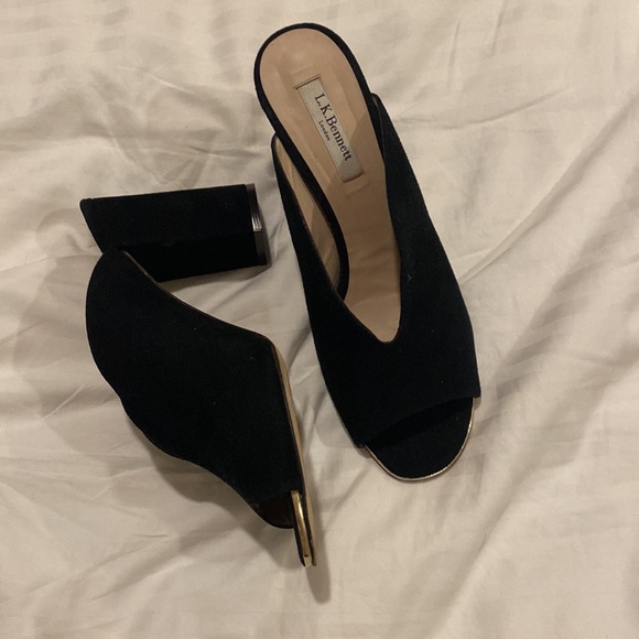 GUC Black LK Bennett heels - Picture 3 of 4